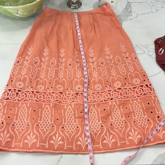 J. Jill Embroidered Maxi Skirt Size S - Picture 11 of 13